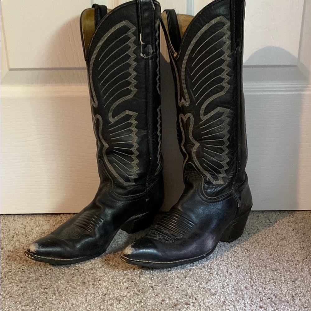 Black Western Cowboy Boots